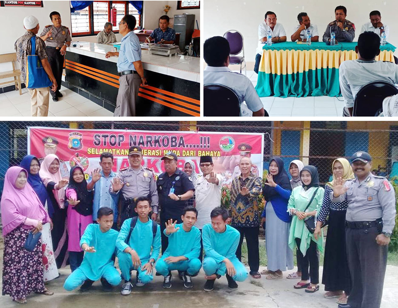 Kapolsek Cerenti Sosialisasikan Pileg dan Pilpres Damai